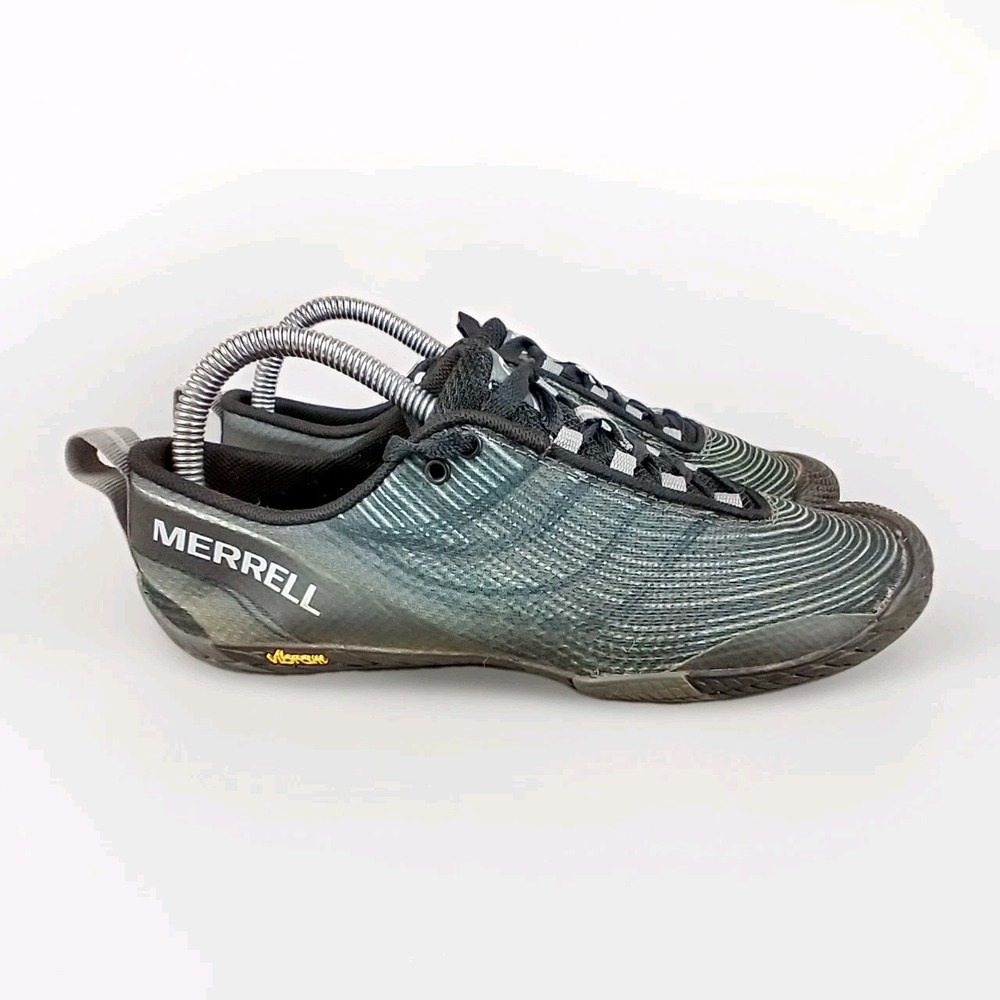 Merrell Vapor Glove 3‎ Womens 8 Black Castle Rock Barefoot Running Shoes J32628